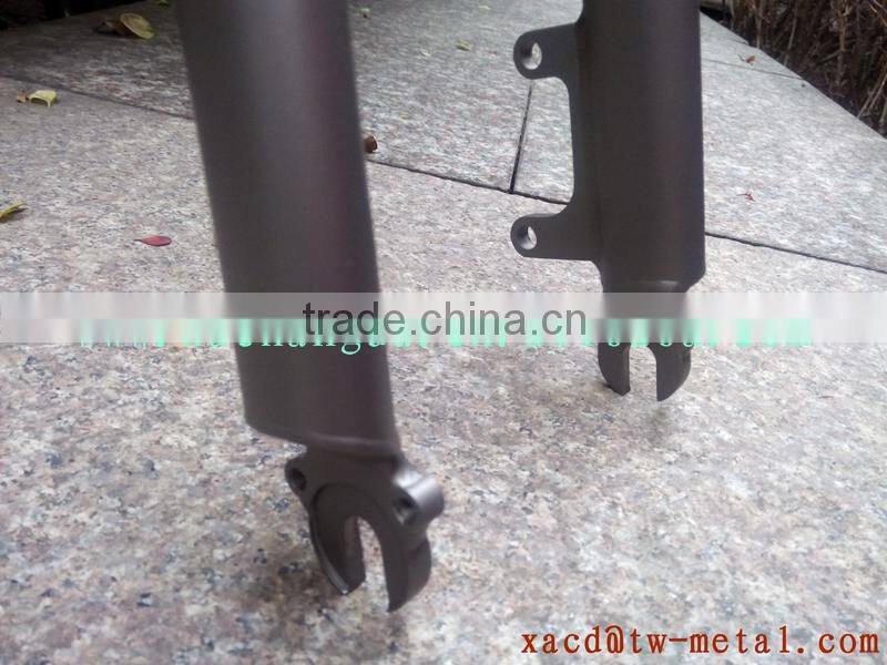 titanium road bike fork with sand blast finished road bicycle fork hot sale road bike fork