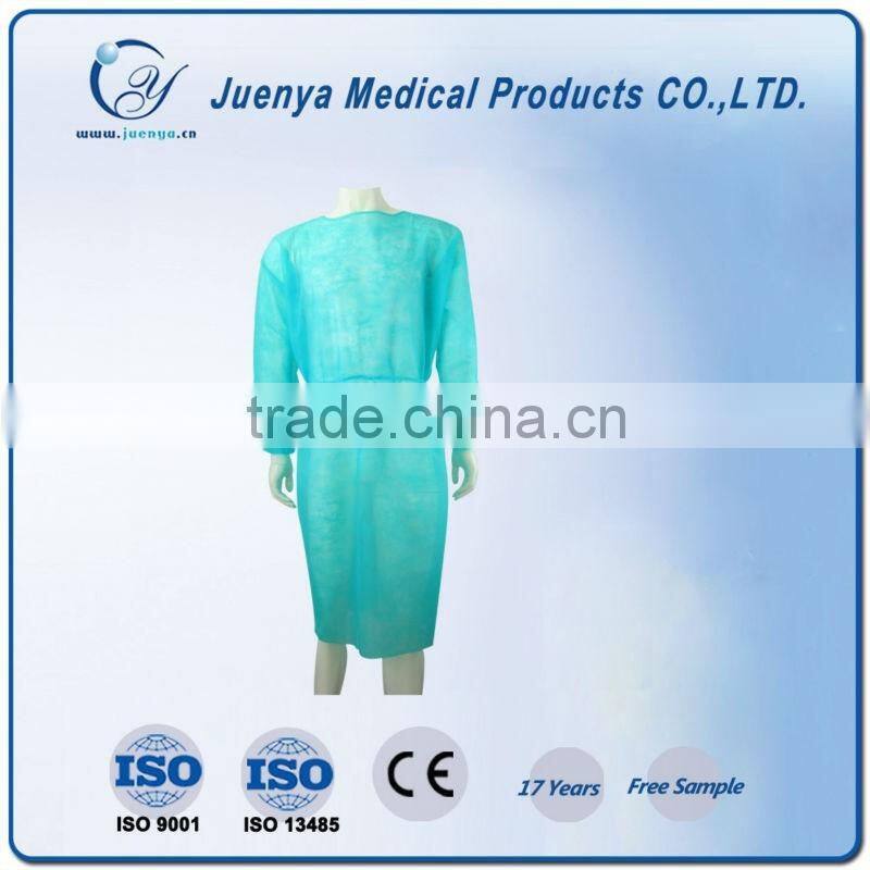 Disposable Yellow Isolation Gown