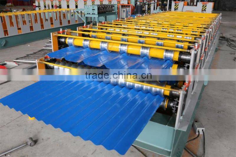 DIXIN 1050/1064 sheet roll forming machine/roof wall panel sheet making machine
