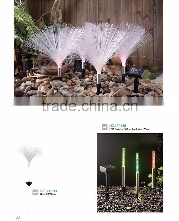 amorphous silicon solar panel rgb color changing lamp fibre optic lighting