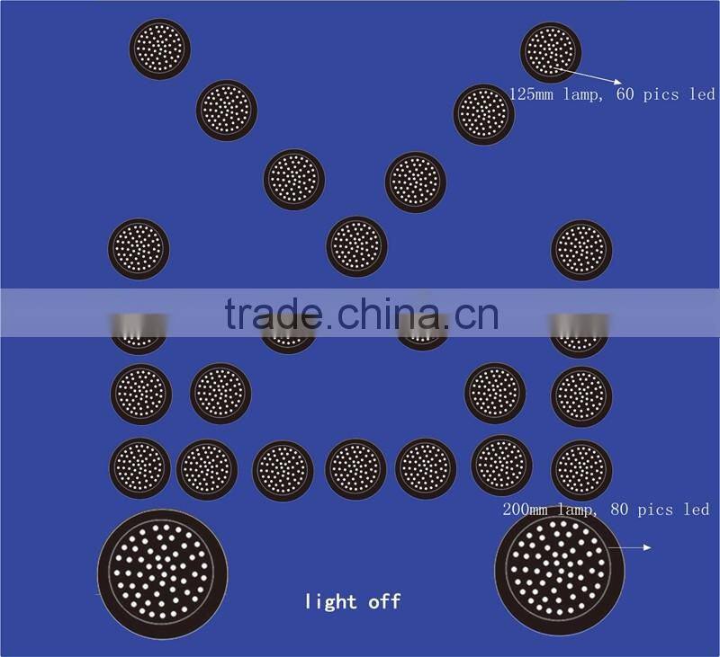 LED Manufacturer Solar Powered Europe Amber Left Right Arrow Red Cross Light Traffic Indicating Sign
