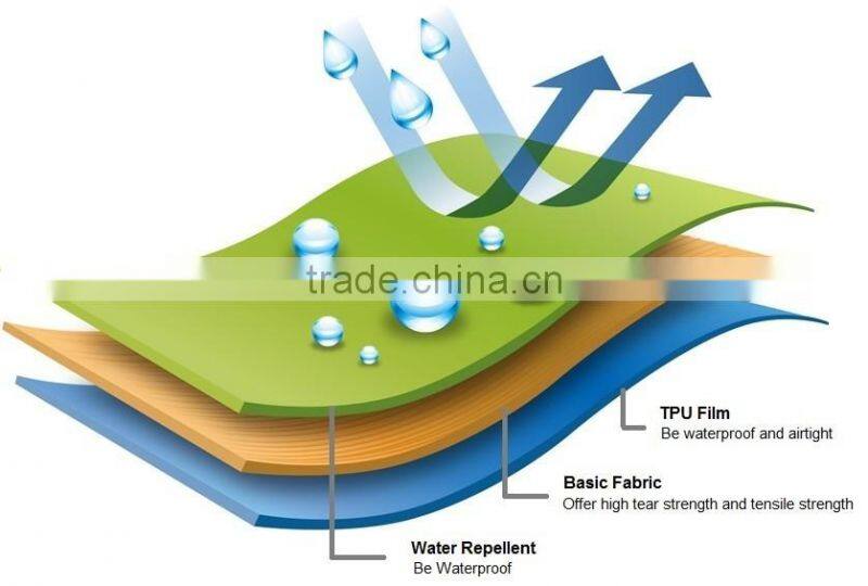 Dry Bag Material TPU Coated 40D Nylon Diamond Ripstop Fabric with Water Repellent