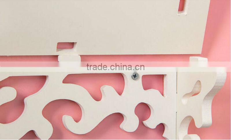High Quality Home Furniture Cheap Plastic Carved Display Rack Wall Corner Interlock Shelf