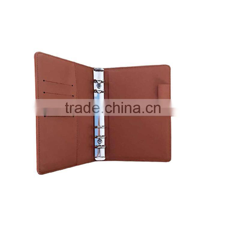 Wholesale A5 Size High Quality PU Leather Notebook with USB Flash Drive