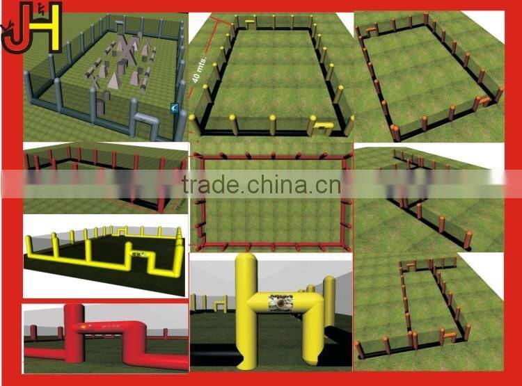 New Products 2016 Inflatable Paintball Field/ Crazy Paintball Nets/ Inflatable Paintball Bunker