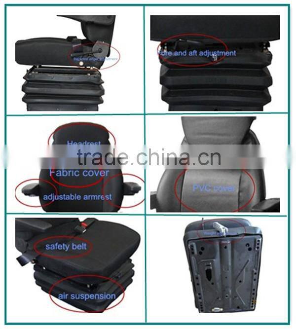 PVC or fabric full adjustable air suspension driver seat(YJ03)