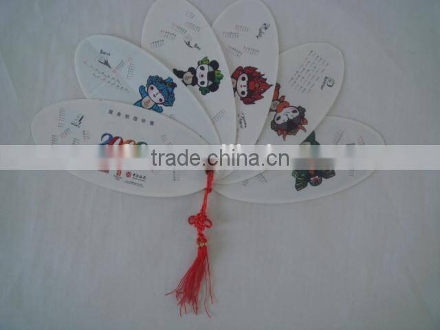 PP folding hand fan for kids