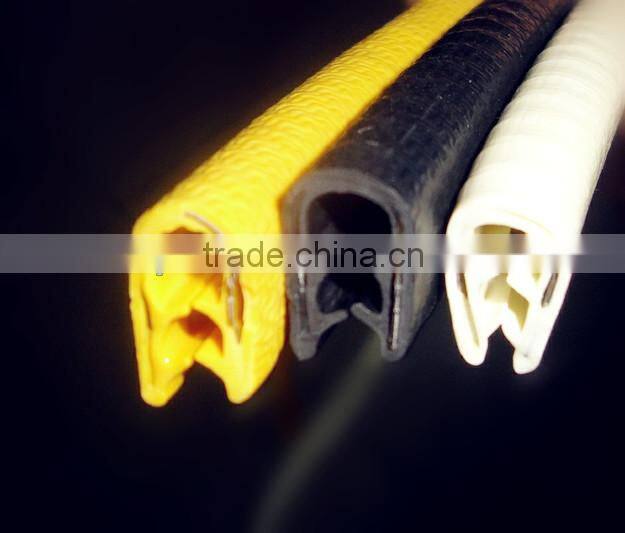 colorful U type PVC edge trim seal/PVC edge guard/decoration strip