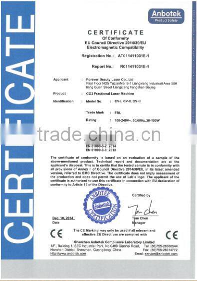 Protable Scanner Fractional 10W RF tube Co2 laser vaginal tightening beauty Equipment/Scanning Fractional CO2 laser machine