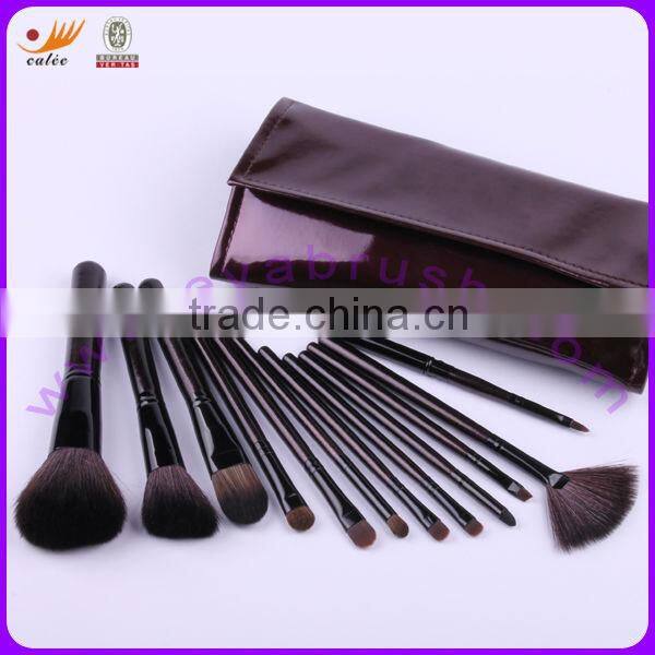 EYA customerized 12pcs cosmetic brushes