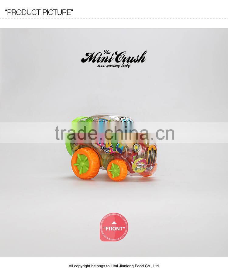 Puding & Jelly assorted fruit jelly in racing car