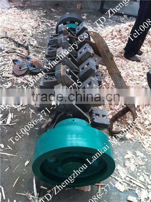 Automatic Waste wood pallet grinder machine in hot sale