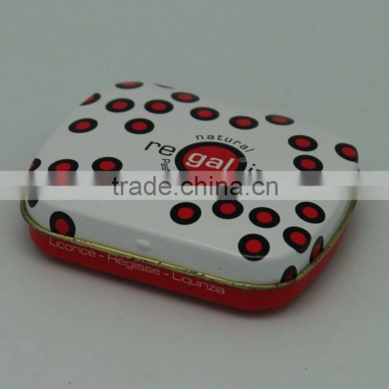 China wholesale high quality with 4C color printing small candy tin box wholesale