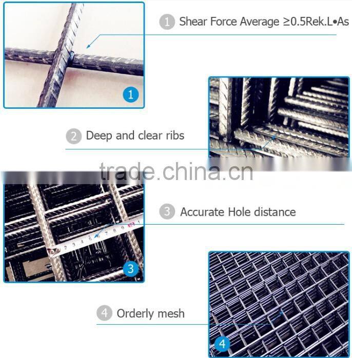 Copmetitive price long working life CRB550 reinforcing welded wire mesh for building