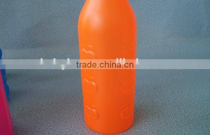 1 Litre Fluorescence color Home Made Glass Beverage Bottle Juice jar with clip Lid