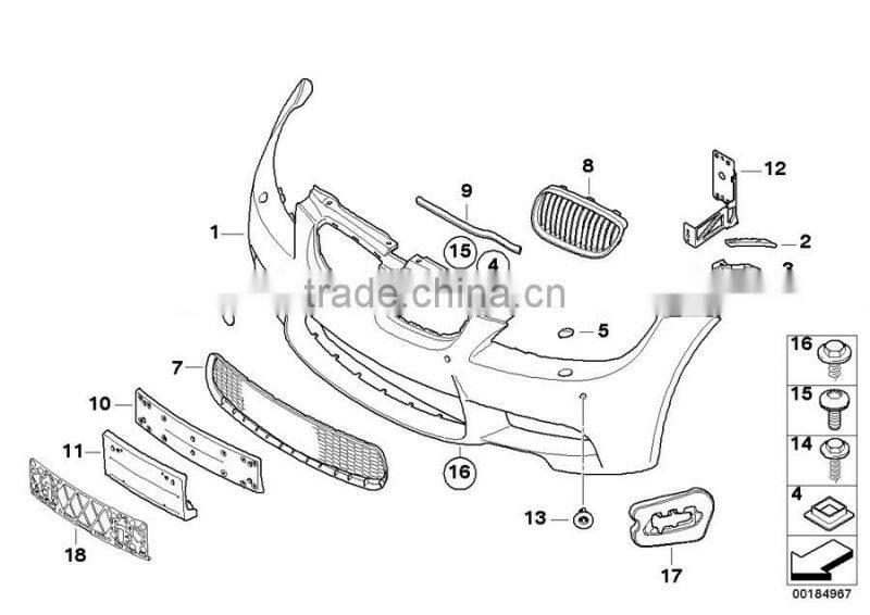 China manufacturer auto car font body kits for BMW