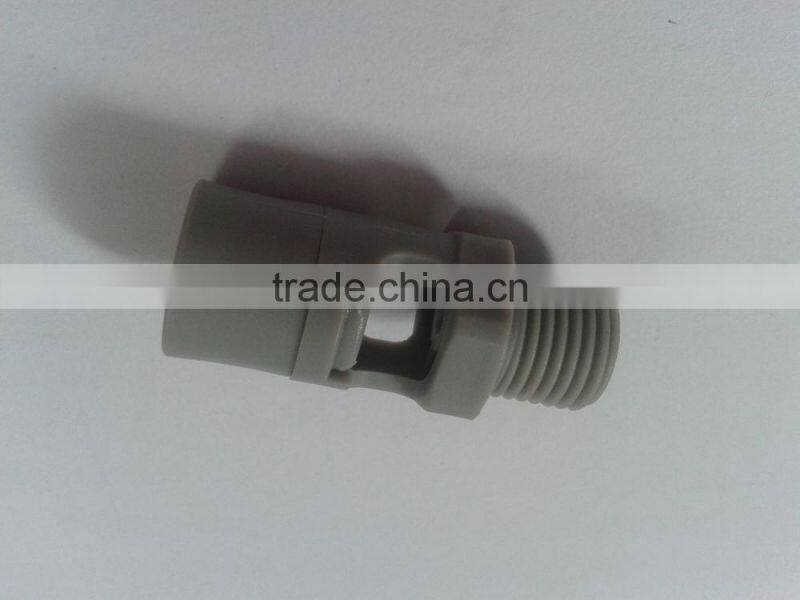 white plastic eductor nozzle