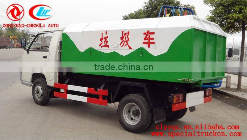 New garbage truck, mini garbage truck, 4 ton China garbage truck