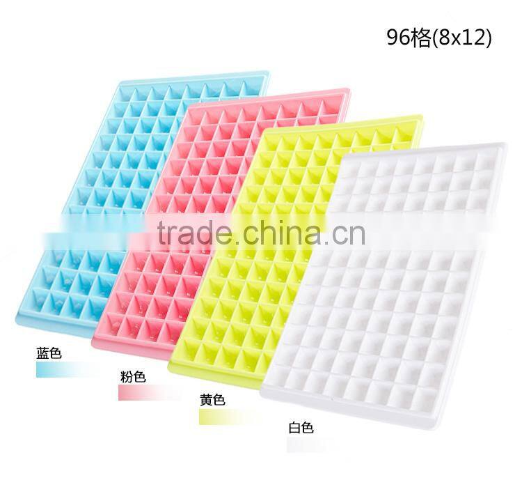 DIY large capacity ice mold 48 grids--pink