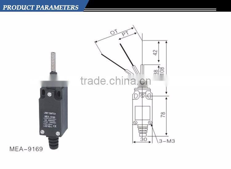 Professional supplier waterproof type of electric limit switch