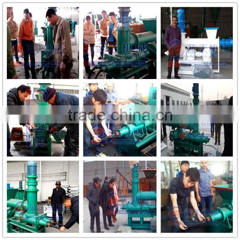 30 years Durable Silver Charcoal Bar Making Machine | Coal Rods Extruding Machine