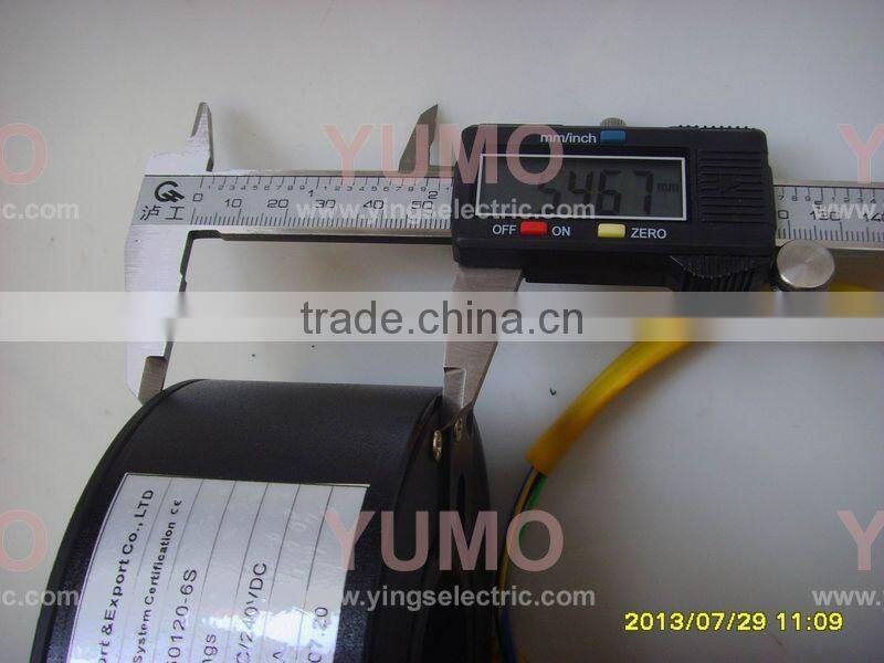 SRH50120-6S 6rings 2a each ring through bore slip ring