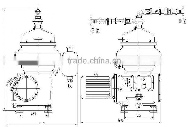 High Speed Disc Fermentation Broth Separation Separator