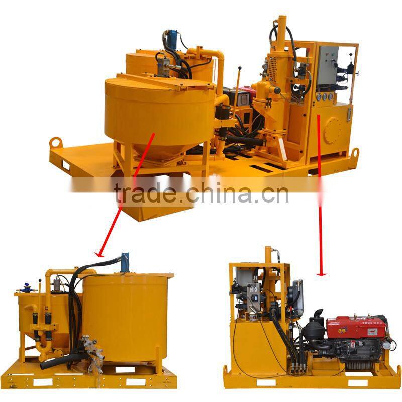 GGP400/700/100 Full Hydraulic Drive Dam Foundations Bentonite Grout Plant