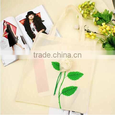 Foldable polyester rose folding bag for shopping