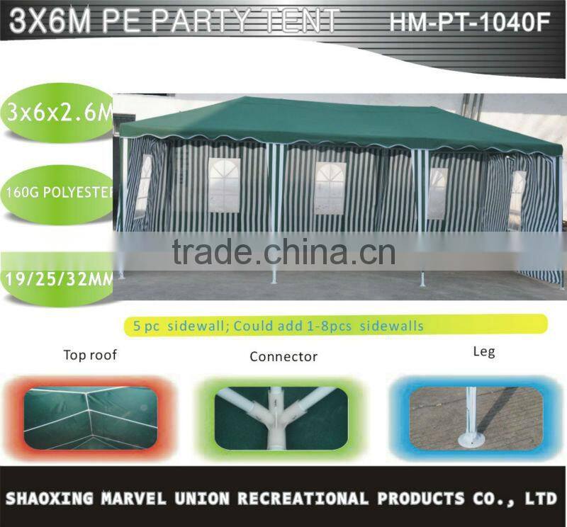3*6M PE Good Quality Cheap Party Tent