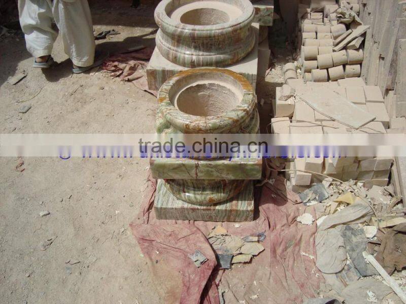 POPULAR STYLE ONYX COLUMNS AND PILLARS BASES