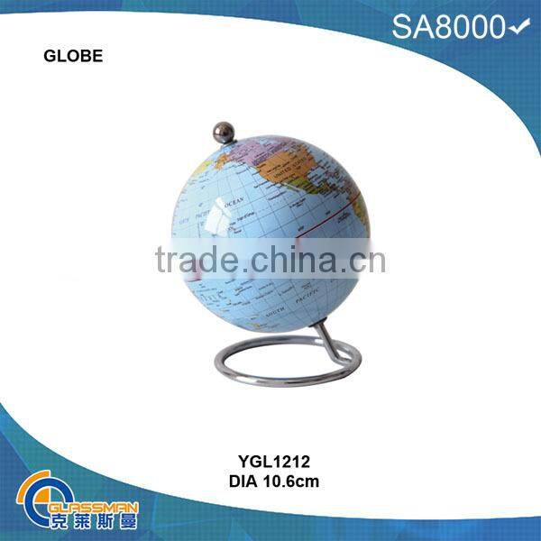 YGL1501M plastic deskpot globe with metal base