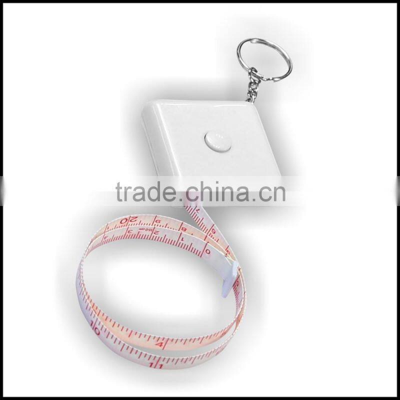 plastic tape measure with keyring,mini tape measure