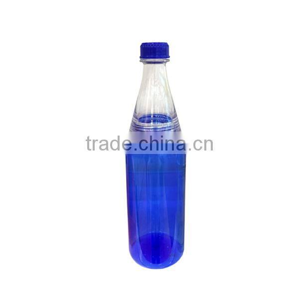 Beer shaped clear plastic water bottle for sale