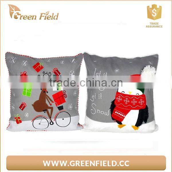 Christmas decoration pillows cushion cover printed pillow case