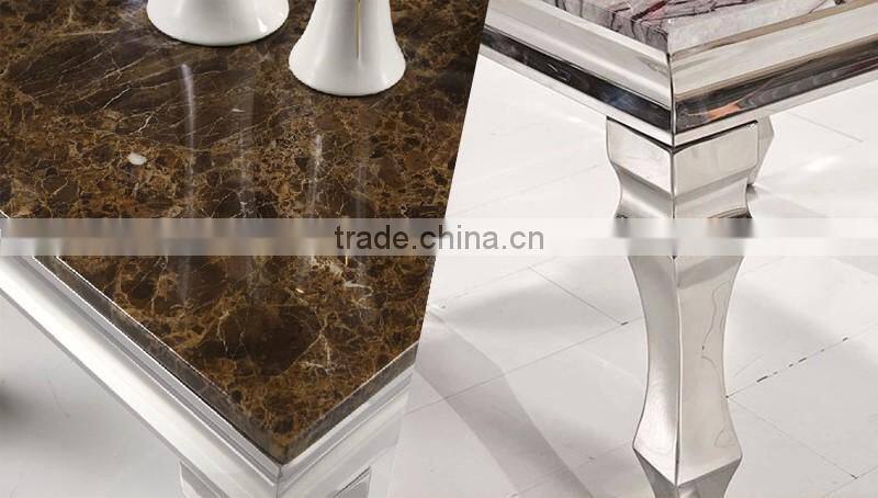 2017 modern living room furniture metal mirrored glass tea table design