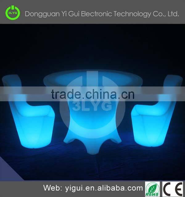 Party modern stainless steel glass coffee table