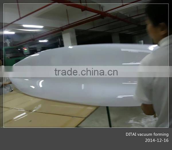 OEM design vacuum formed plastic display rack