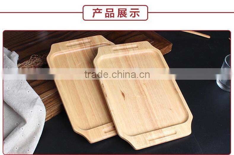 Custom Cute Shape Bamboo Wood Cheese Cutting Board With Handle