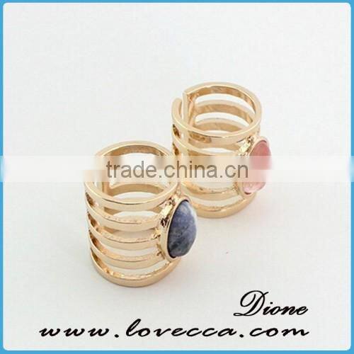 2016 fashion design wholesale new gemstone ring