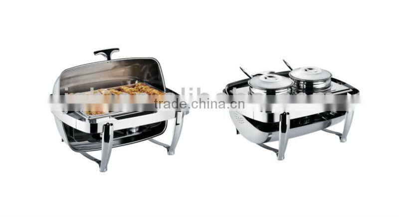 Golden Palted High Quality stainless steel chafing dishes for catering equipment