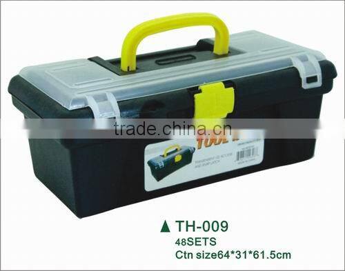 hot sale carry plastic tood box with handle big shape