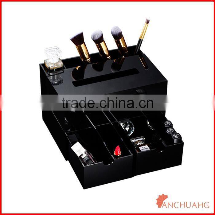 acrylic makeup organizer box