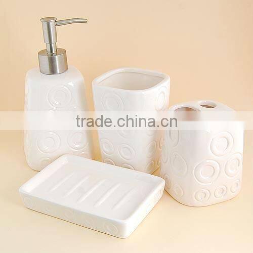 white ceramic toilet accessory