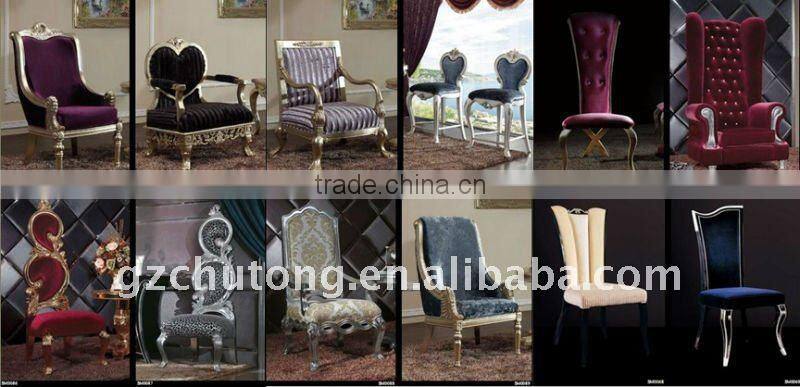 Luxury modern painted wood banquet & dining chairs for sale