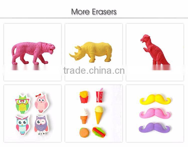 Wholesale High Quality Novelty 3D Bear Shaped Simle Erasers