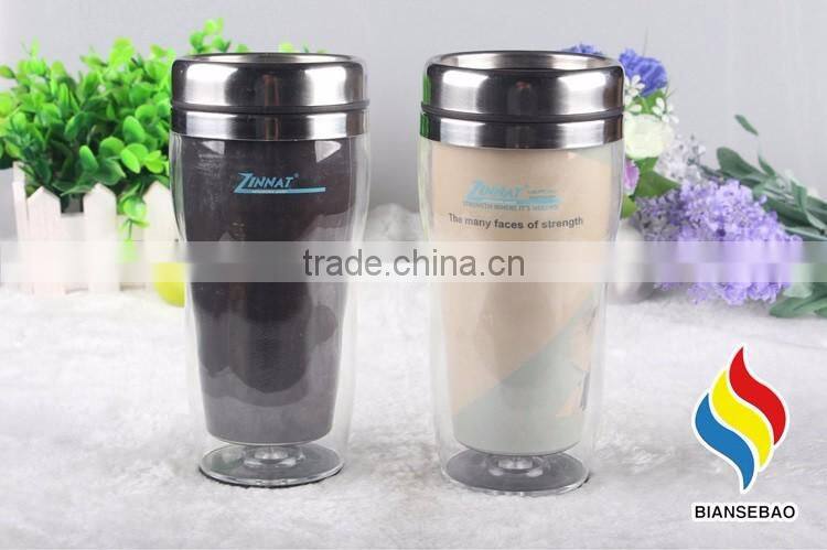 double wall color changing stainless steel 500 ml mug