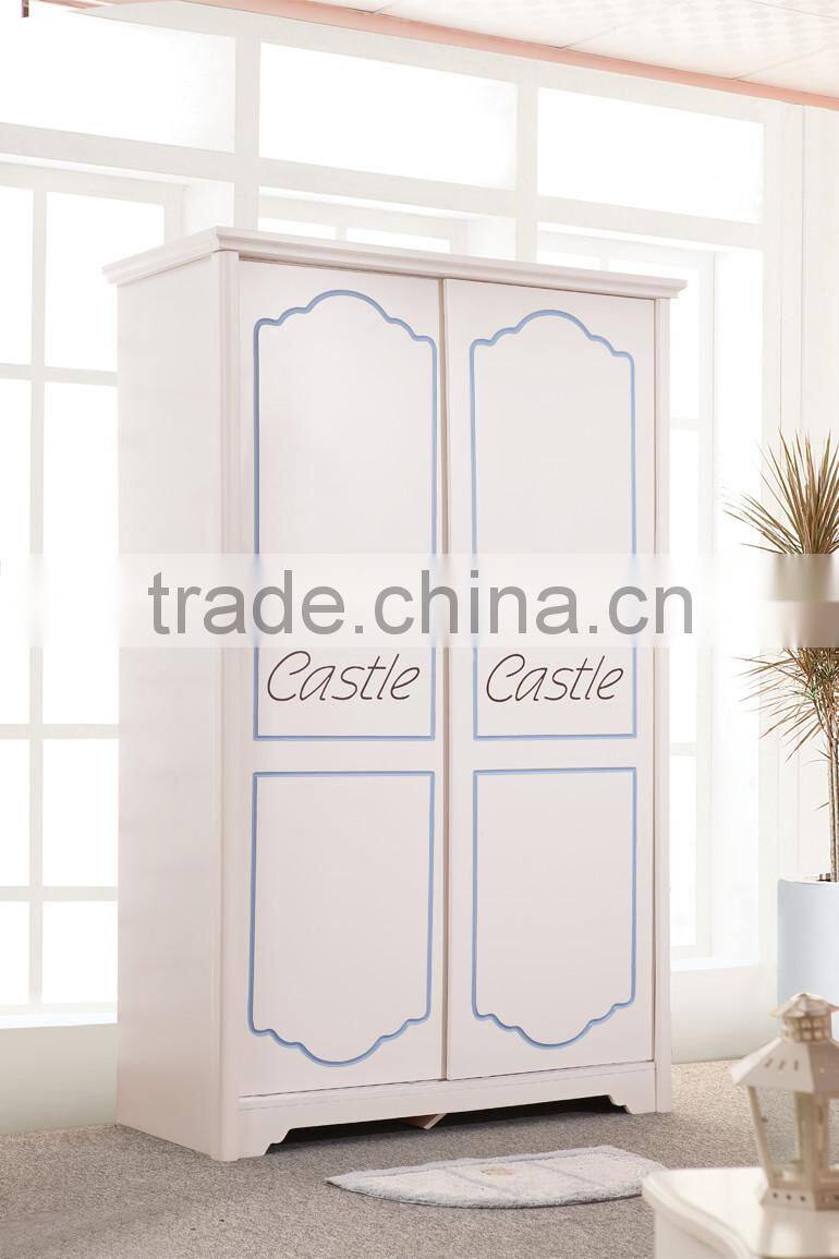 RD16 boys& girls white bedroom set wooden children bunk bed set kid's funny furniture