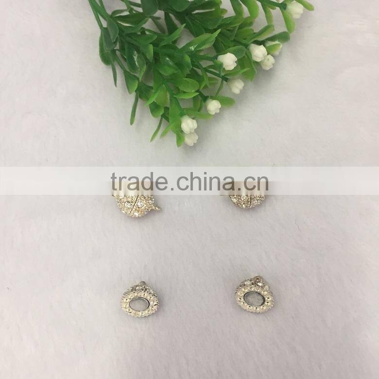 12mm round silver findings for necklace