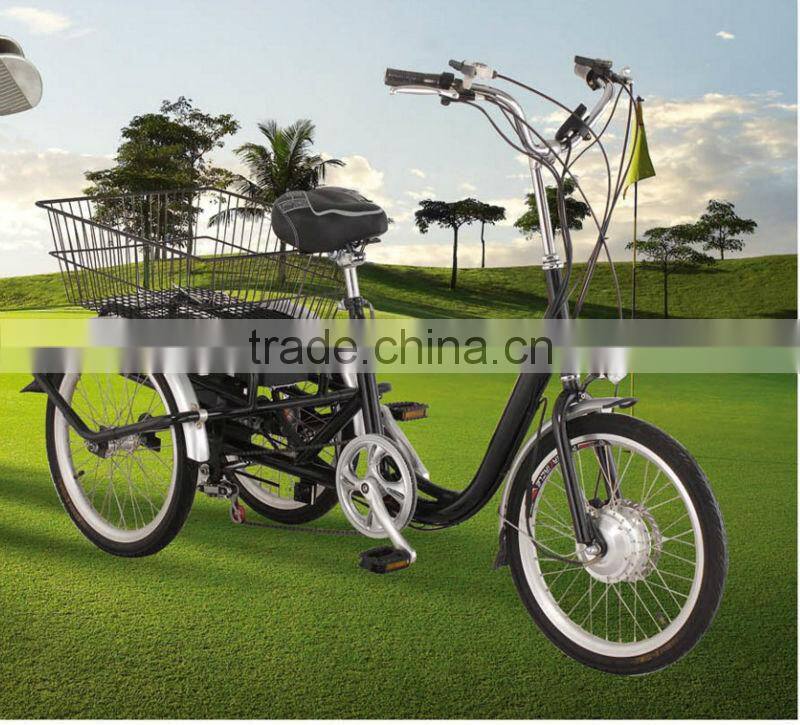 Danish three wheel pedal assisted cargo electric bike for sale